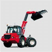 телескопический автопогрузчик MANITOU MLT 731 в работе